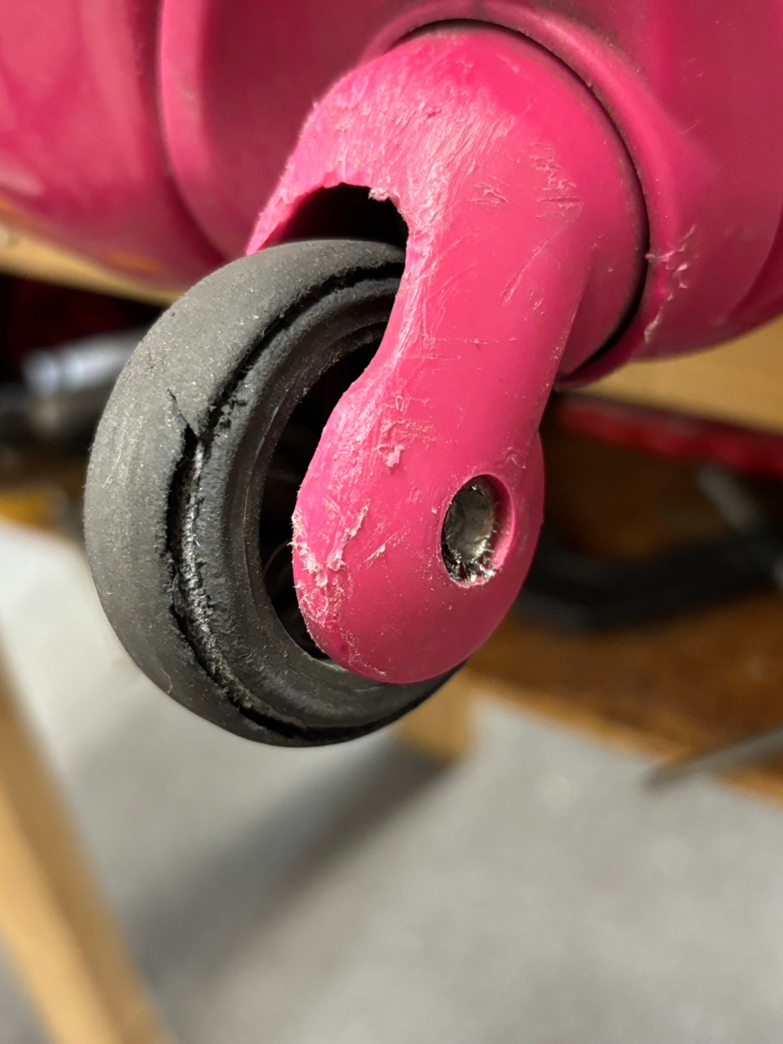 単輪4か所交換のビフォー