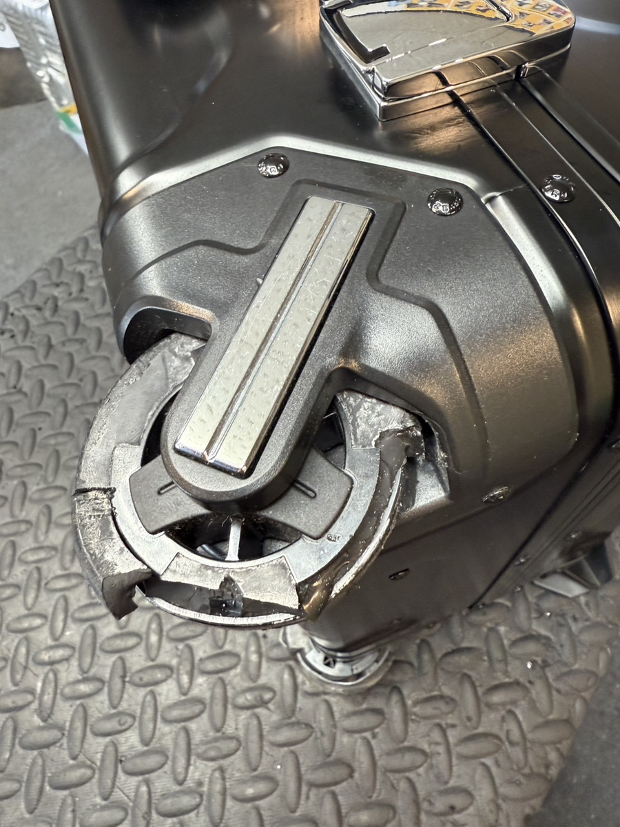 二輪キャリーのビフォー